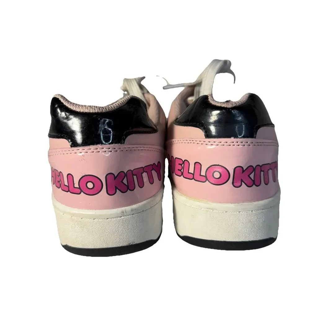 Hello Kitty Shoes Women's Size 10 Limited Edition Court Sneakers‎ Sanio- Pinkie
